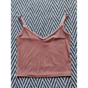 Forever 21 - Cropped Velvet Cami Top